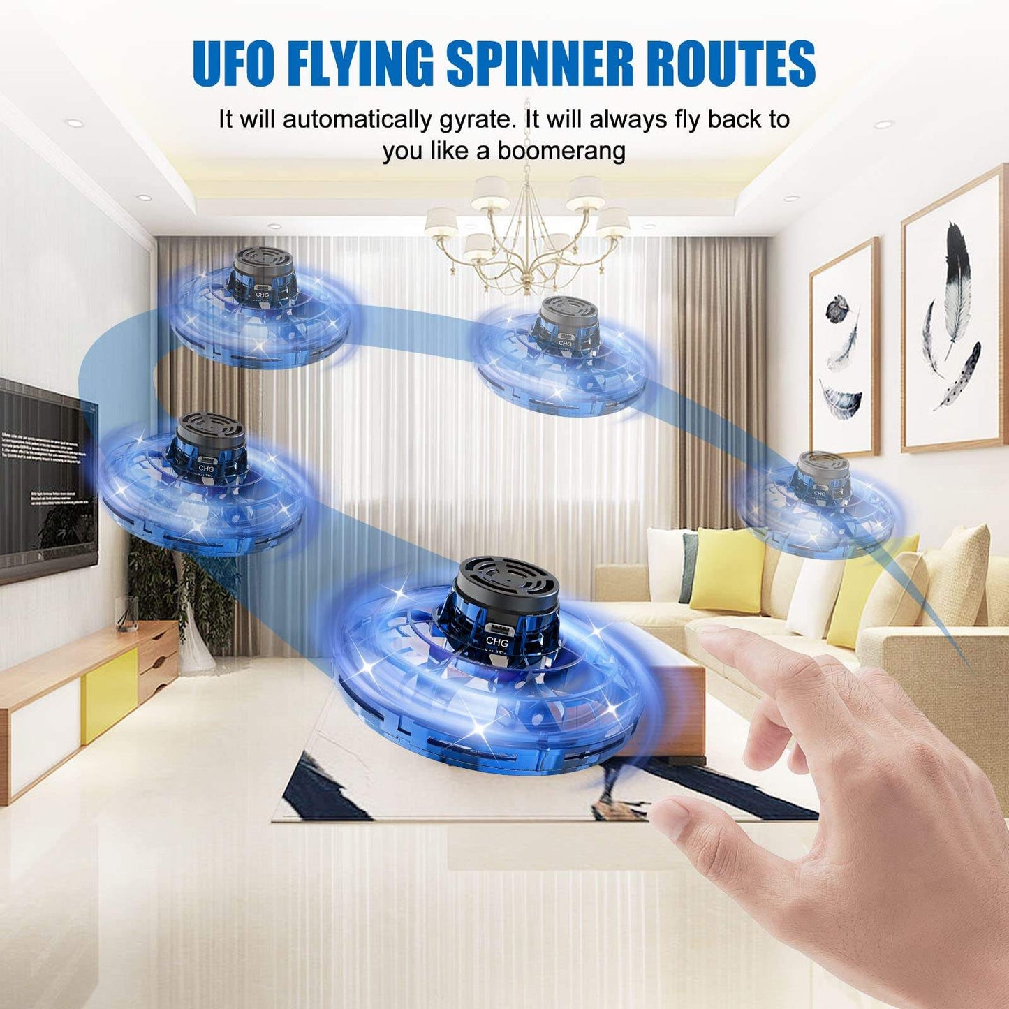 UFO Flying Spinner Toy