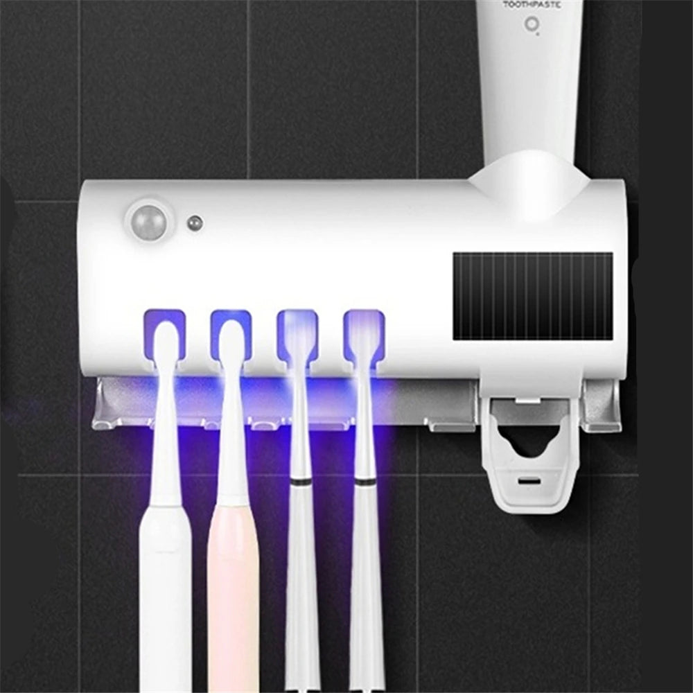 Smart UV Sterilizing Toothbrush Holder